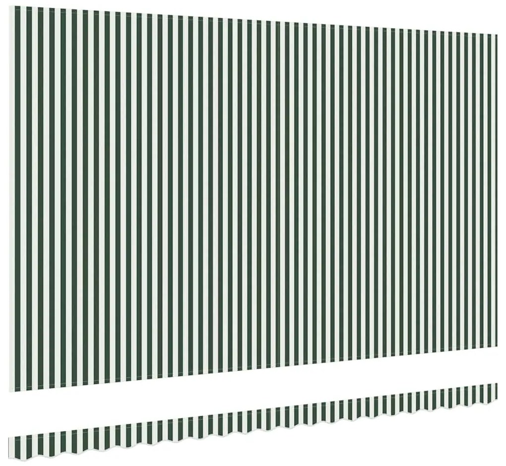 Tecido de Substituição de Toldo para Estrutura de 5x3.5 m Verde e Bran
