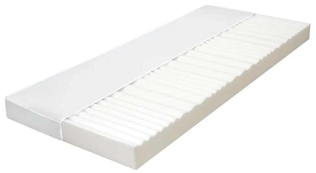 282807 vidaXL Colchão 140x200 cm 7 zonas espuma PU 10 cm H2 H3