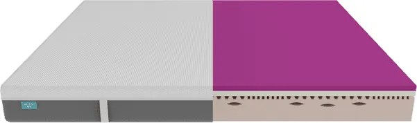 Colchão viscoelástico 105X190 Flow Original + com 25 cm de altura