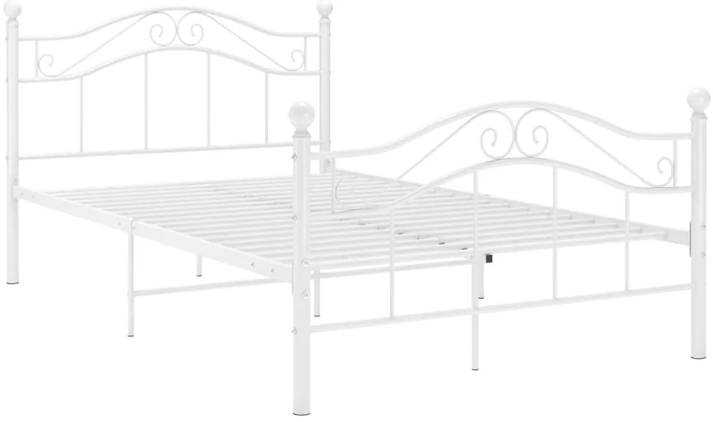 Estrutura de cama 120x200 cm metal branco