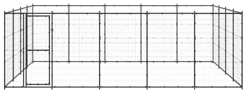 Canil de exterior 24,2 m² aço