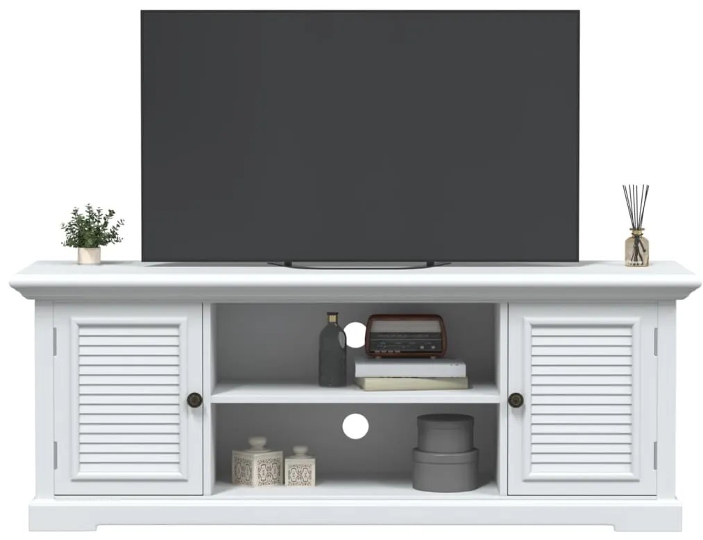 Móvel de TV 110x30x41 cm derivados de madeira branco