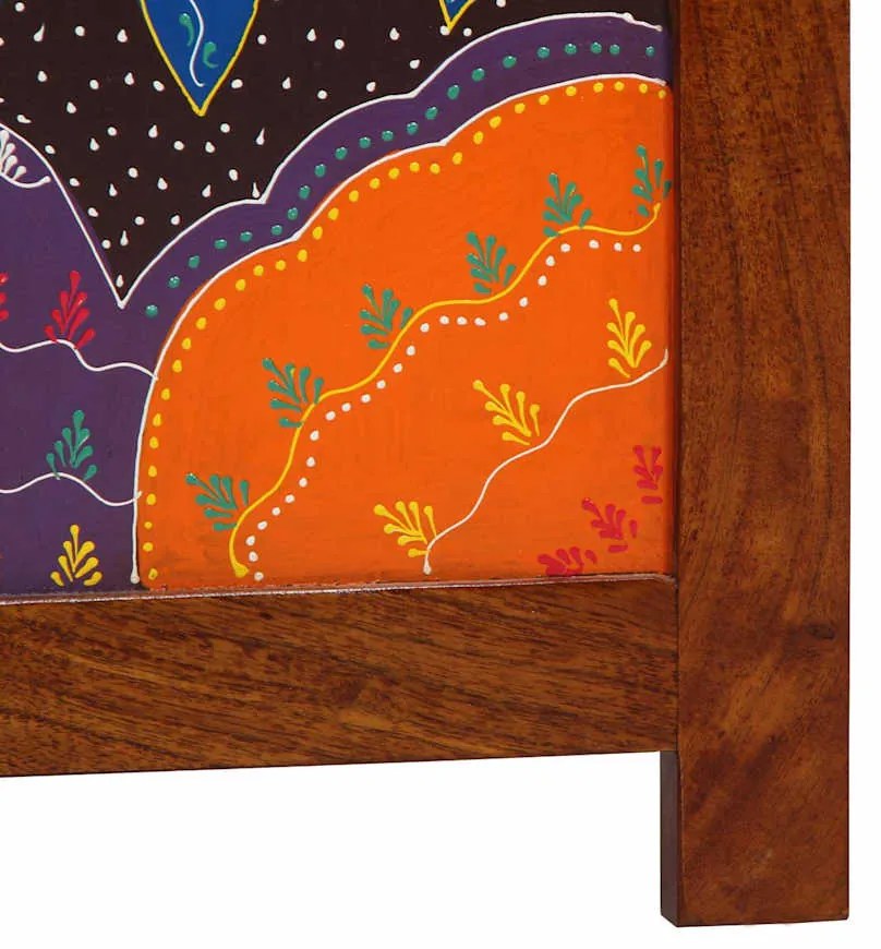 Divisor de Ambiente 3 Painéis Castanho Mel 35x1.5x160 cm Madeira Sólid