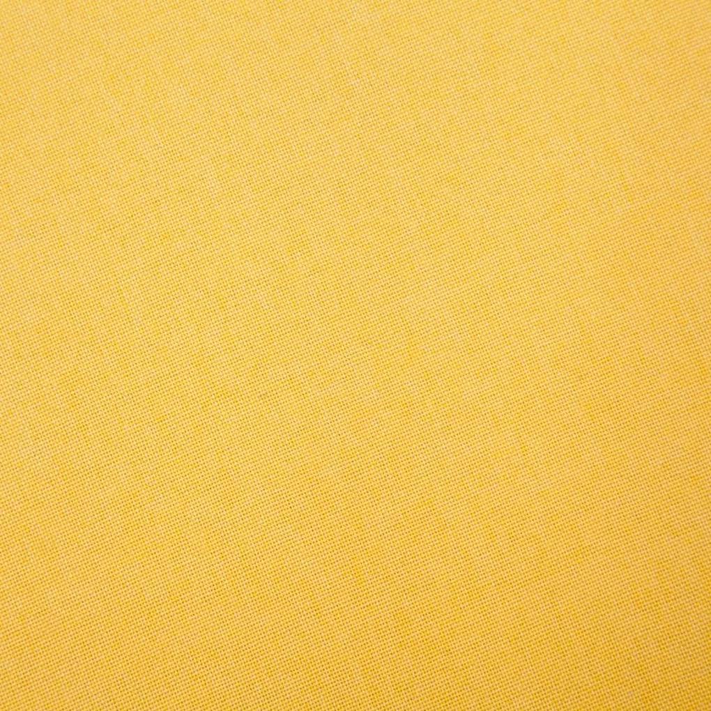 Sofá Valença de 3 Lugares - Em Tecido - Cor Amarelo - 200x82x75 cm - E