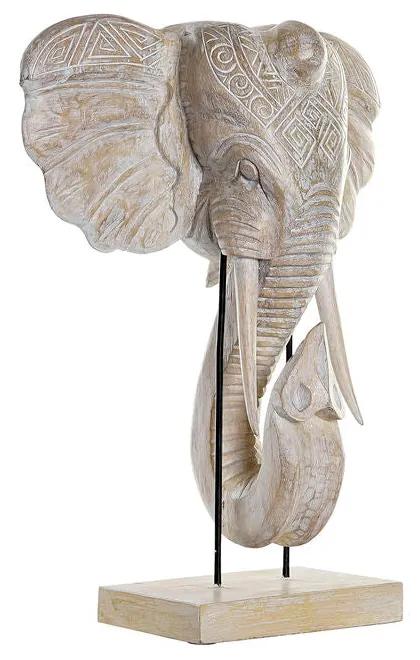 Figura Decorativa DKD Home Decor Ferro Elefante (46 x 19 x 58 cm)