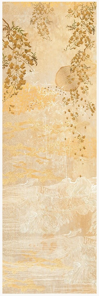 Corredor de mesa em linho lavado Soleil