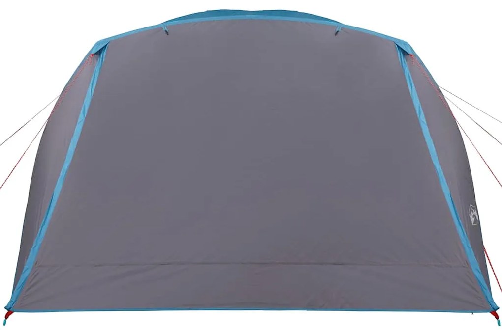 Tenda familiar c/ avançado para 6 pessoas impermeável azul