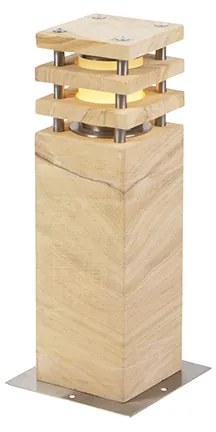 Candeeiro de pé moderno para exterior em arenito 40 cm - Grumpy