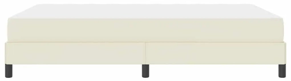 Cama Outros Creme 140 x 190 cm Couro sintético