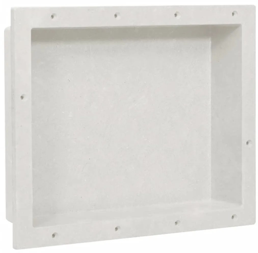 vidaXL Habitáculo de chuveiro 41x51x10 cm branco mate