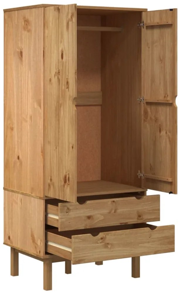Roupeiro OTTA 76,5x53x172 cm pinho maciço