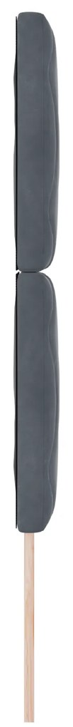 Cabeceira vidaXL Design de Blocos de Diamante Cinza Escuro 80 cm Velud