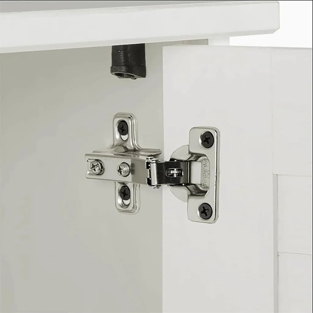 Gabinete de Banheiro Suspenso Branco 37 x 34 x 71.5 cm