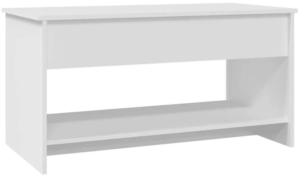 Mesa de centro 102x50x52,5 cm madeira processada branco
