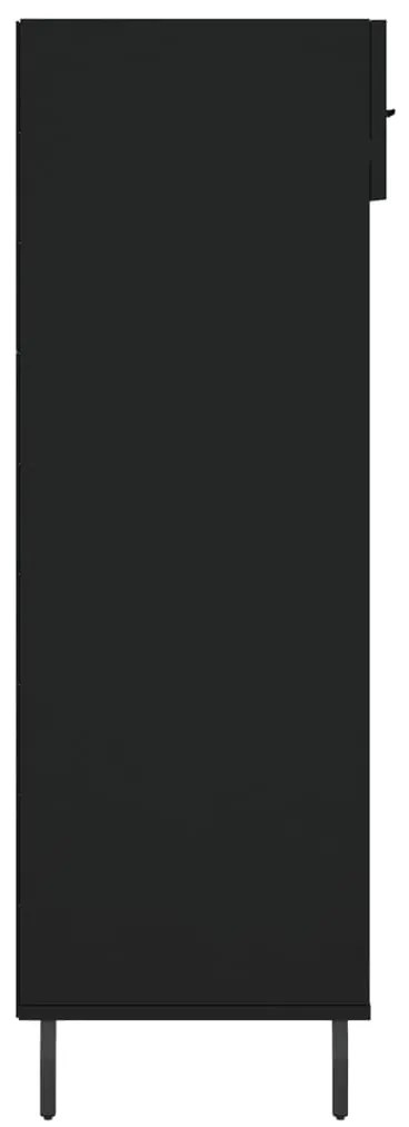 Sapateira 60x35x105 cm derivados de madeira preto