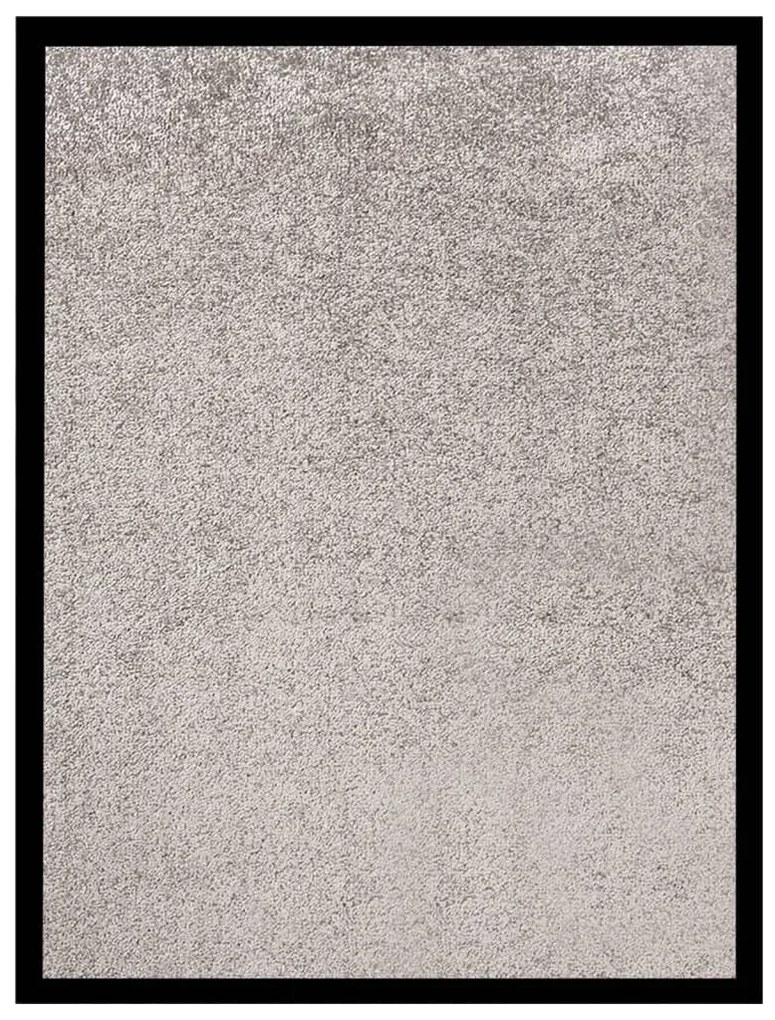 vidaXL Tapete de entrada 40x60 cm cinzento