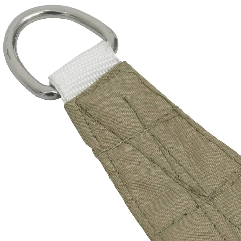 Para-sol estilo vela tecido oxford trapézio 3/4x3 m bege