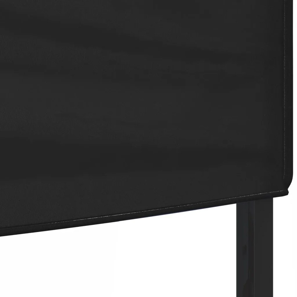 Tenda para festas dobrável 3x3 m preto