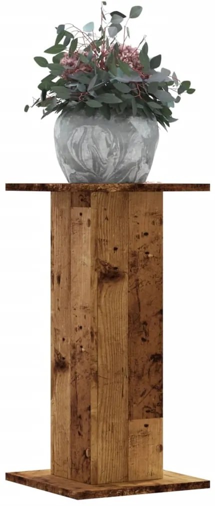 vidaXL Suportes p/ plantas 2 pcs 30x30x60 cm derivados de madeira
