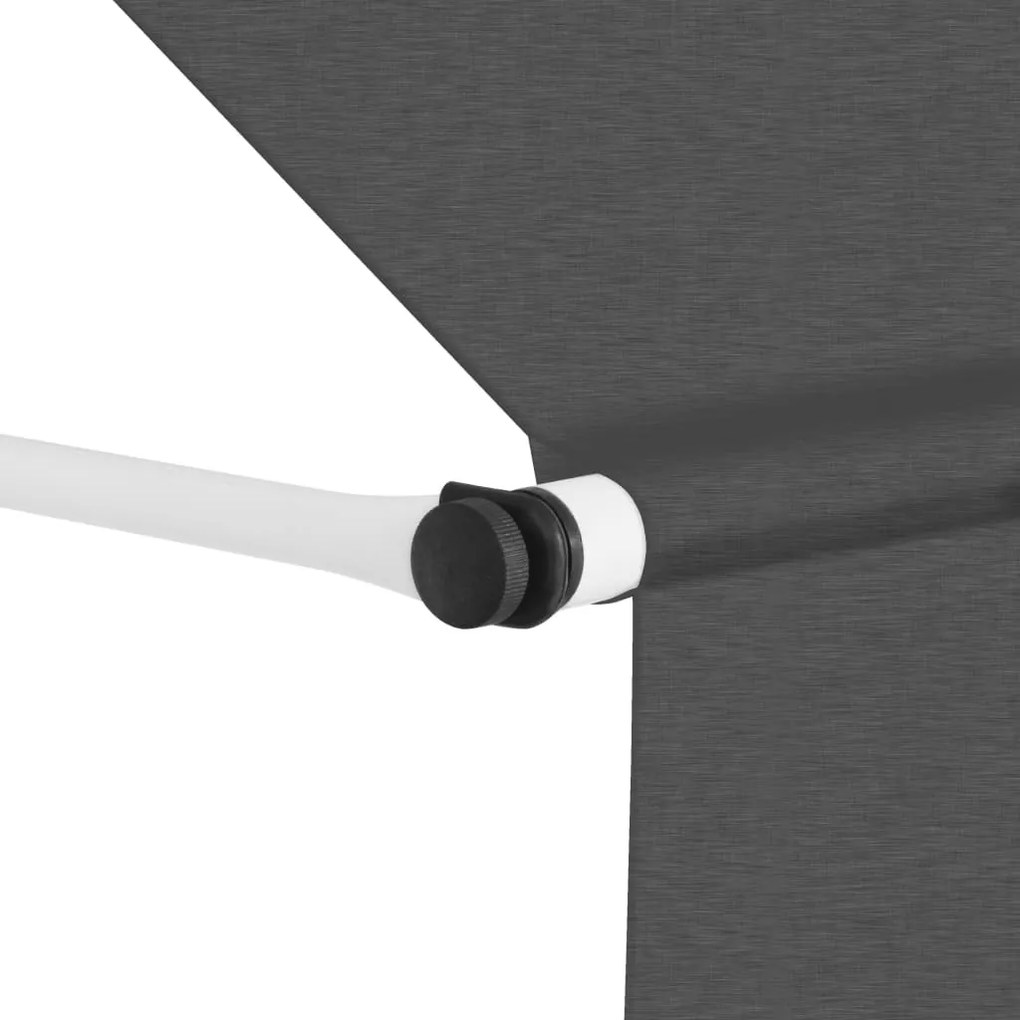 Toldo retrátil manual 250 cm antracite