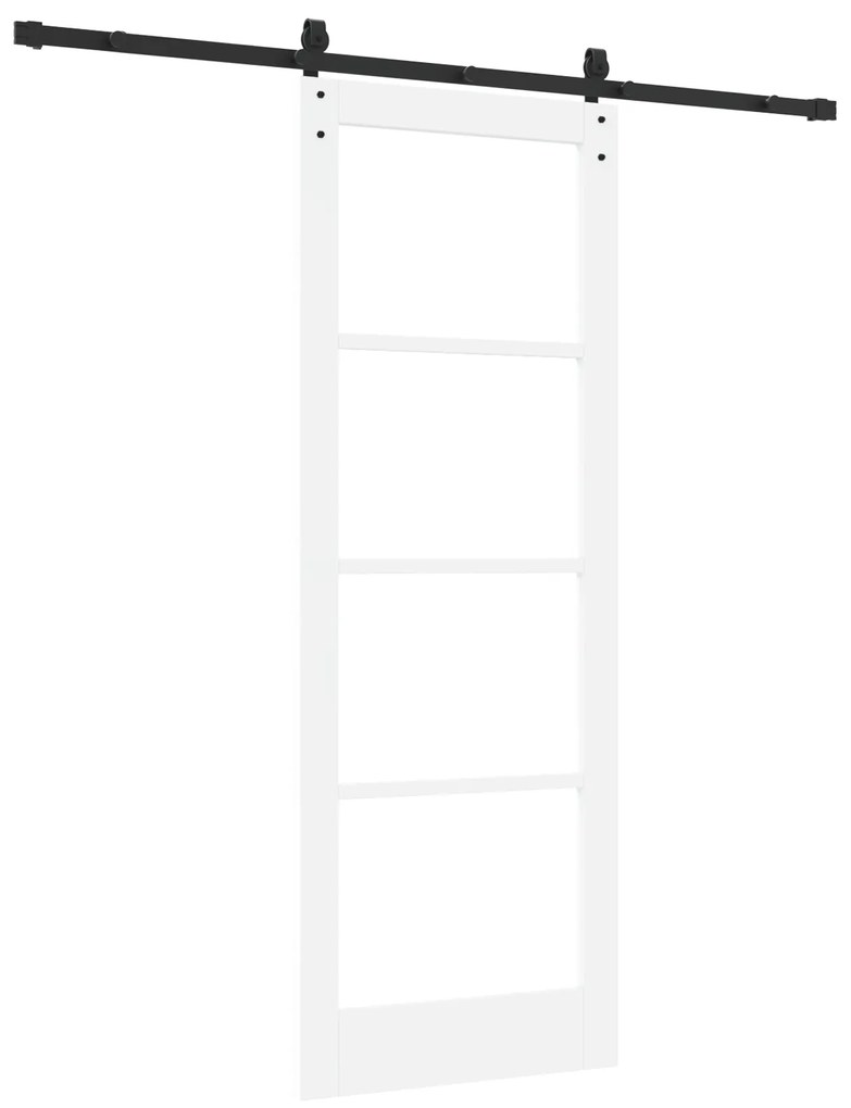 Porta Deslizante vidaXL com Conjunto de Acessórios 'ORKDAL'Branca de M