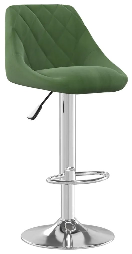 Bancos de bar 2 pcs veludo verde-escuro