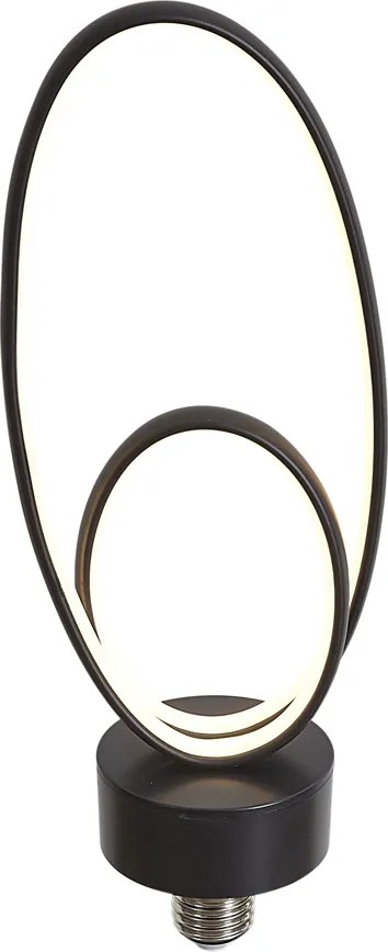 Lâmpada LED E27 Decorativa Preta 6W 450 lm 3000K