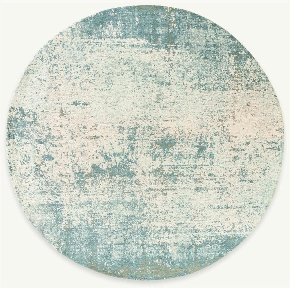 Tapete redondo jacquard lavável para interior e exterior Virgin Land