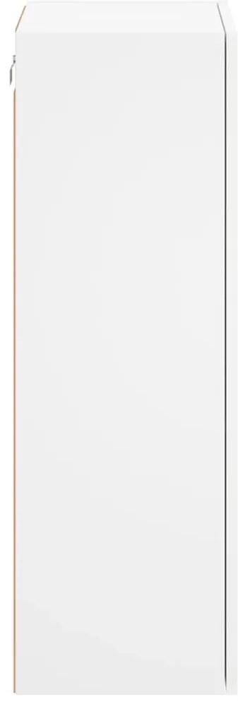 Móvel de parede p/ TV 40,5x30x90 cm derivados de madeira branco