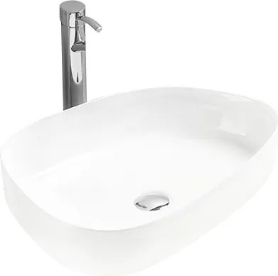 Mexen Chiara lavatório de pousar 54 x 39 cm, branco - 21585400