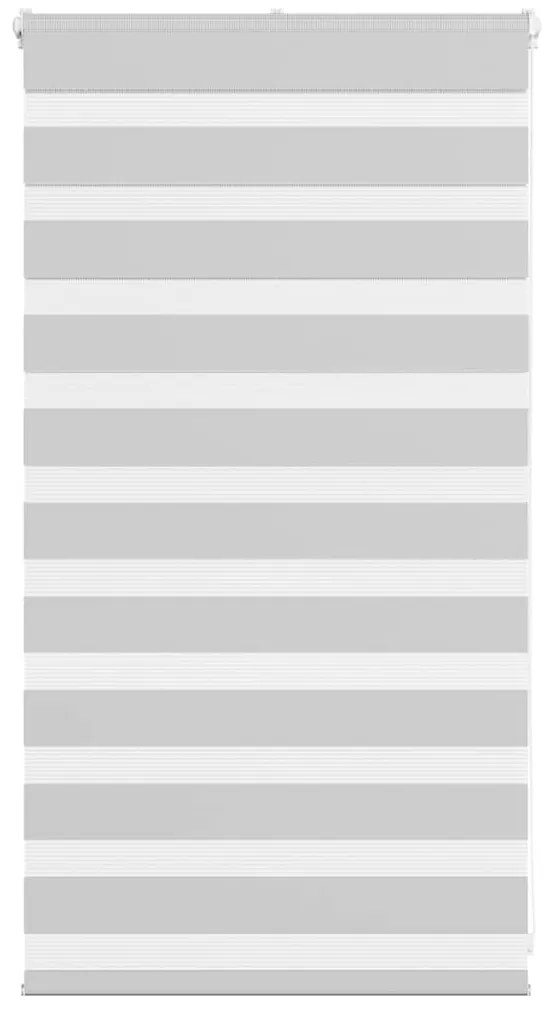 vidaXL Cortina de zebra 90x100 cm largura do tecido 85,9 cm poliéster