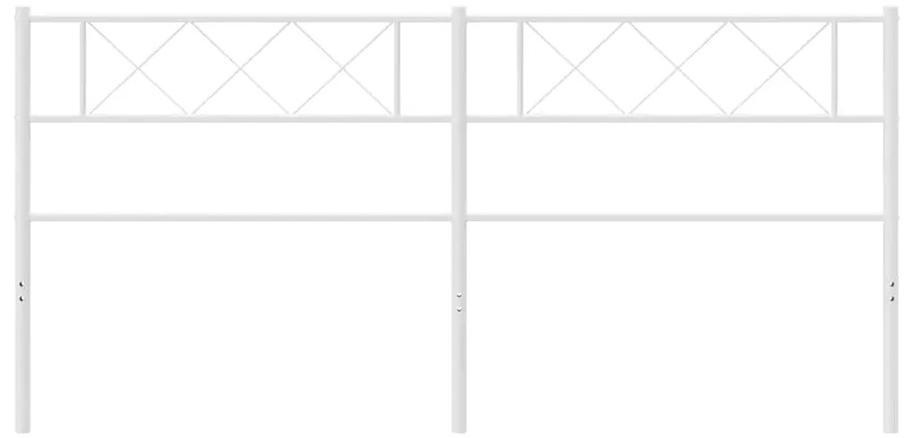 Cabeceira de cama 180 cm metal branco