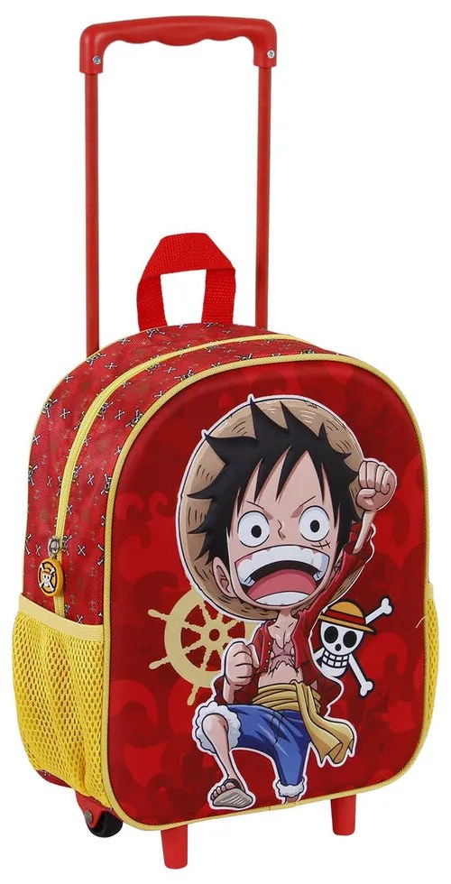 Mochila infantil Trolley 3D Luffy One piece 34cm KARACTERMANIA