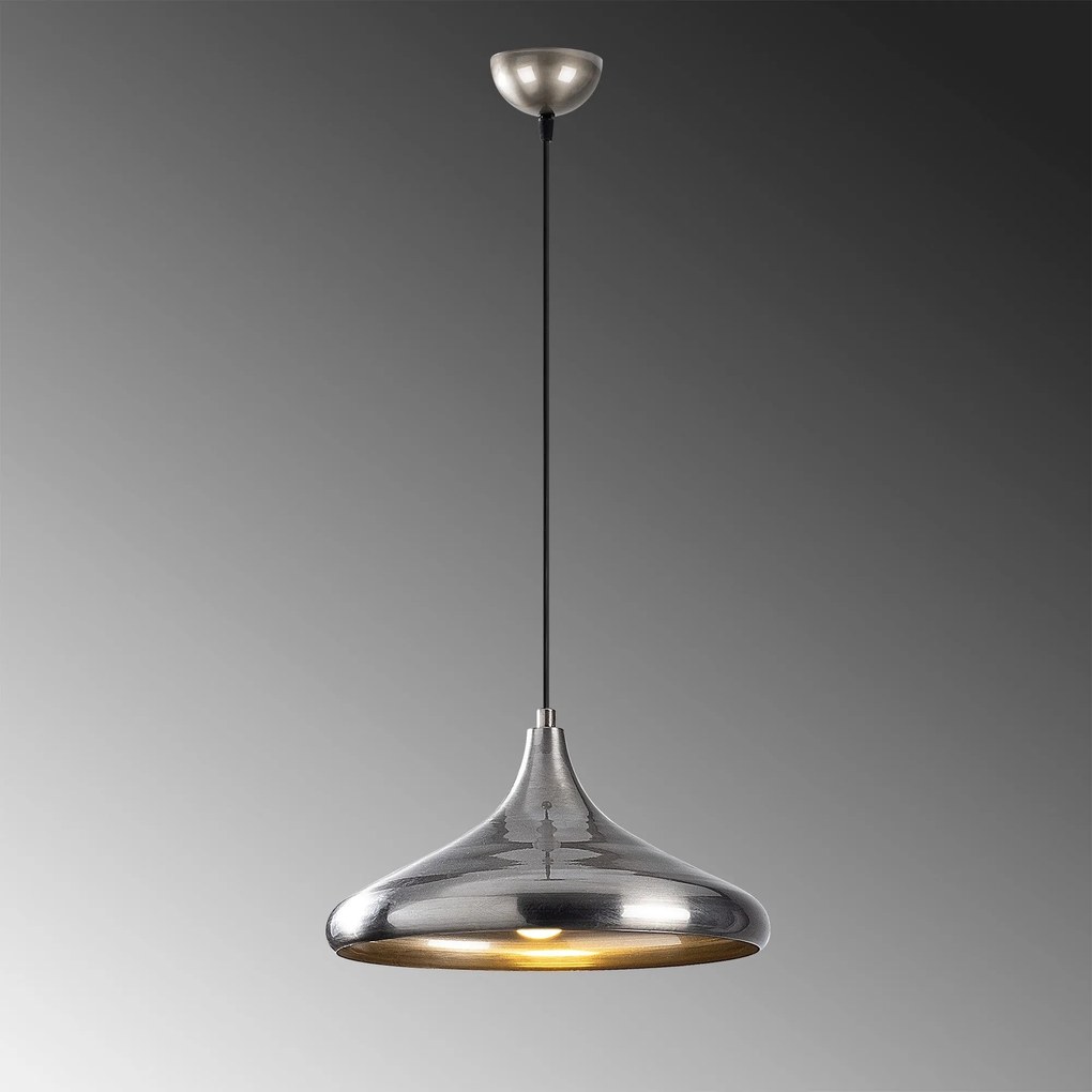 Chandelier Berceste – Prateado – 35 x 35 cm