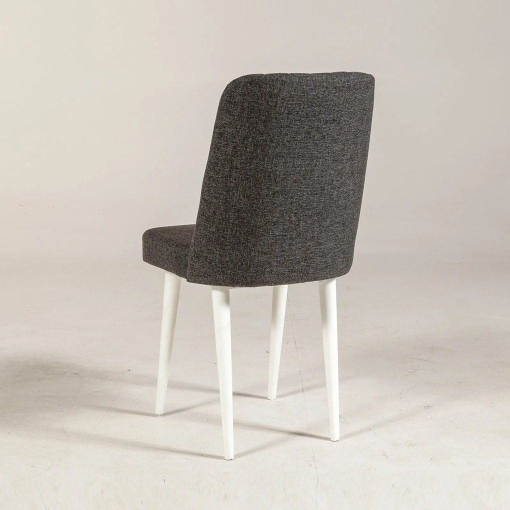 Cadeira Vina – Branco Antracite – 47x89x46 cm
