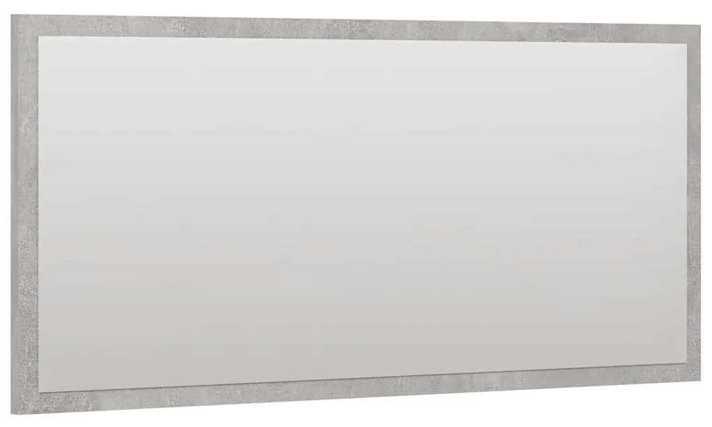 2 pcs conj. móveis casa de banho contraplacado cinzento cimento