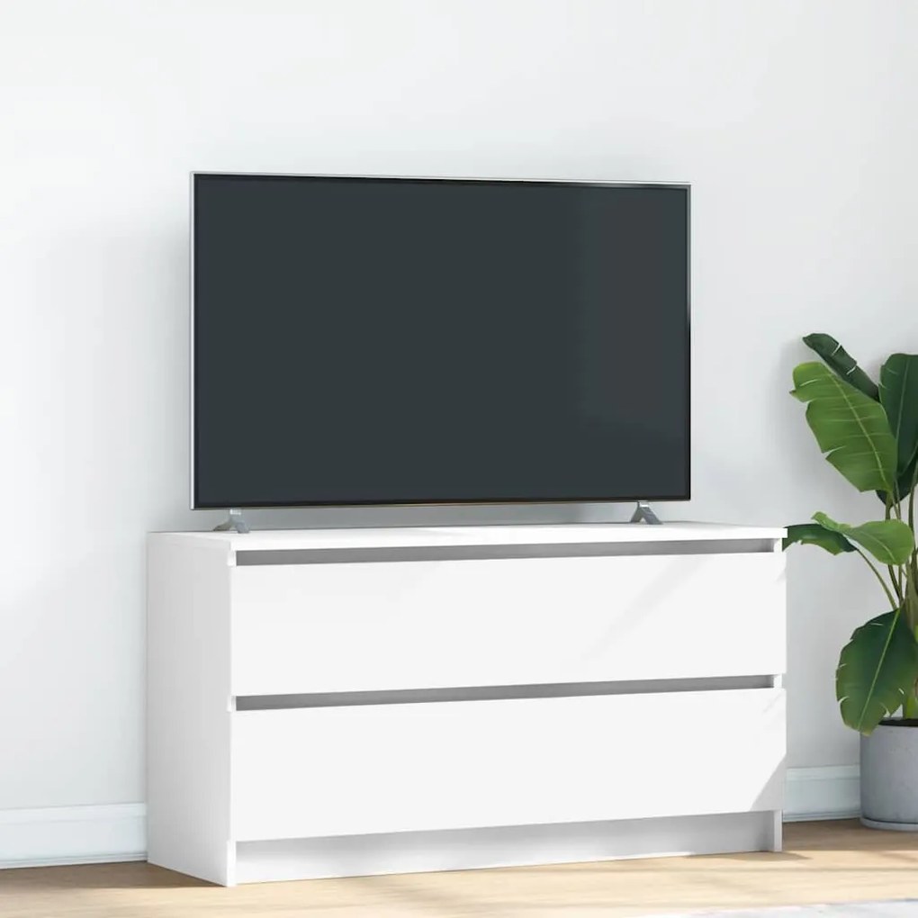 vidaXL Móvel de TV 100x35x54 cm derivados de madeira branco