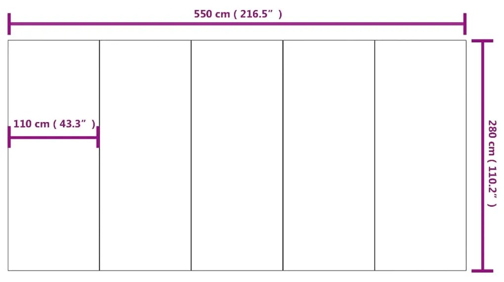 Pano para chão de piscinas 550x280 cm poliéster geotêxtil cinza