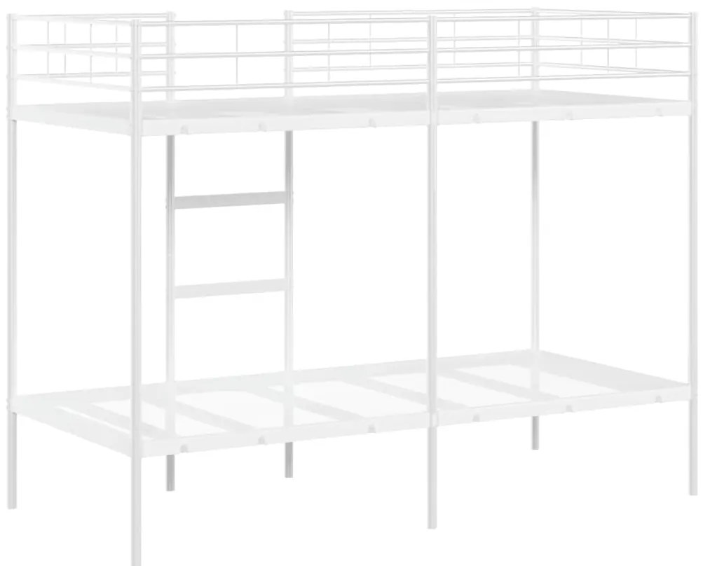 Beliche sem colchão 90x190 cm aço branco