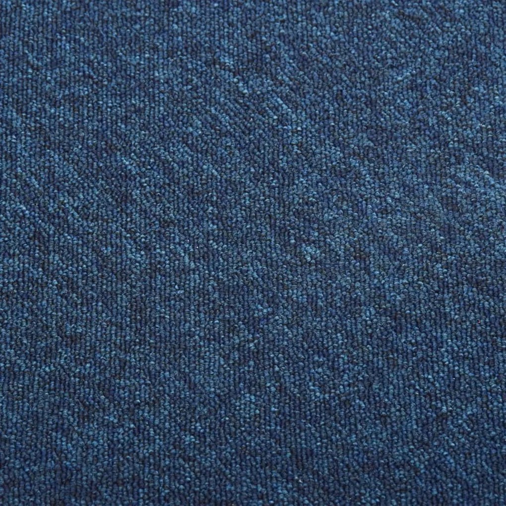 Ladrilhos carpete para pisos 20 pcs 5 m² 50x50 cm azul-escuro