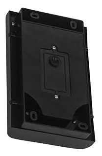 Candeeiro de parede preto com LED IP44 com sensor de movimento - Khuvan