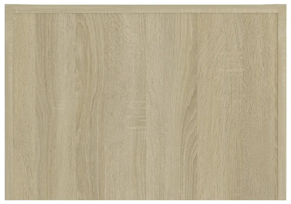 Mesa de centro 50x50x35 cm derivados de madeira carvalho sonoma