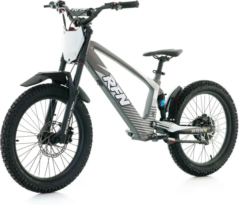 Bicicleta elétrica infantil sem pedais 750W 20" 36V 7.5Ah RXF EVO-RACING Cinzenta