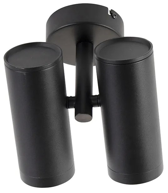 Foco de design preto 2 luzes - Scopio Honey Design