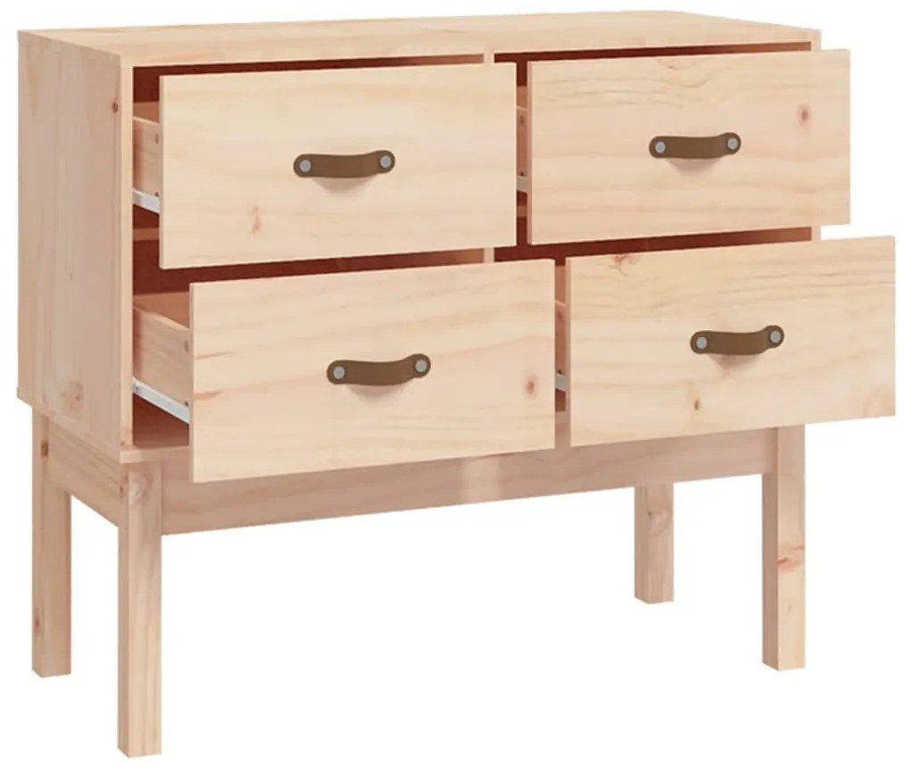 Mesa consola 90x40x78 cm madeira de pinho maciça