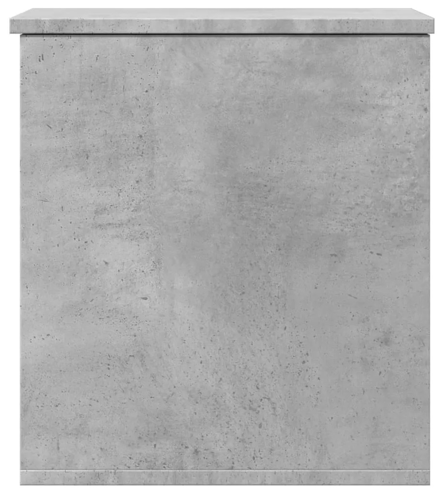 Caixa de arrumação 40x42x46 cm derivados madeira cinza cimento