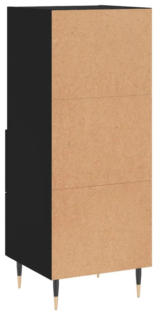 Aparador 34,5x34x90 cm derivados de madeira preto