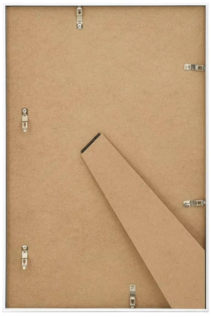 Molduras para mesa 5 pcs 21x29,7 cm MDF branco