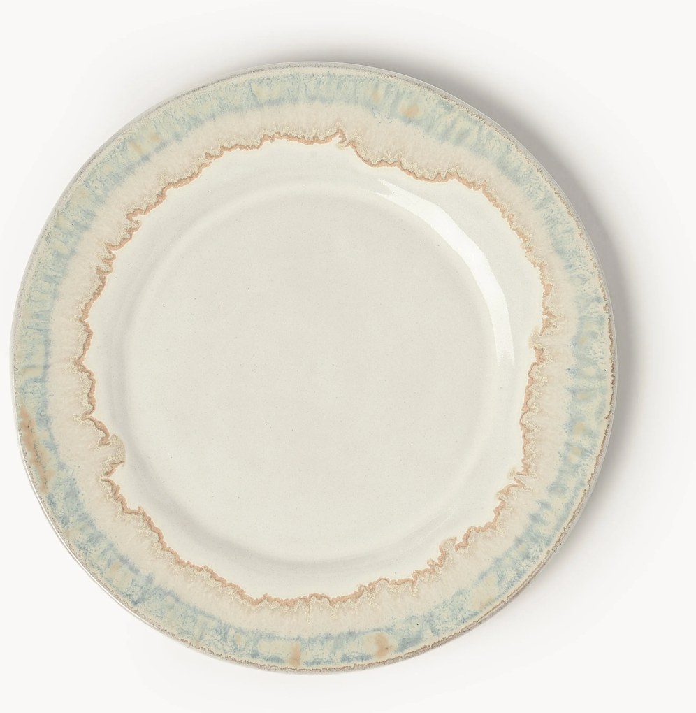 Pratos de pequeno-almoço artesanais Myrtille, conjunto de 4