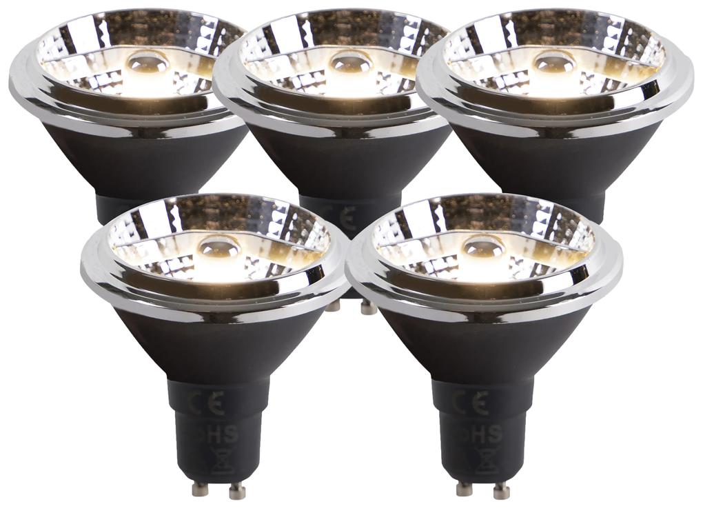 Conjunto de 5 lâmpadas LED GU10 AR70 6W 475 lm 3000K